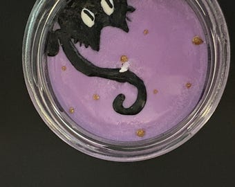 Halloween Candle, Fall Candle, Witch Candle, Cat Candle