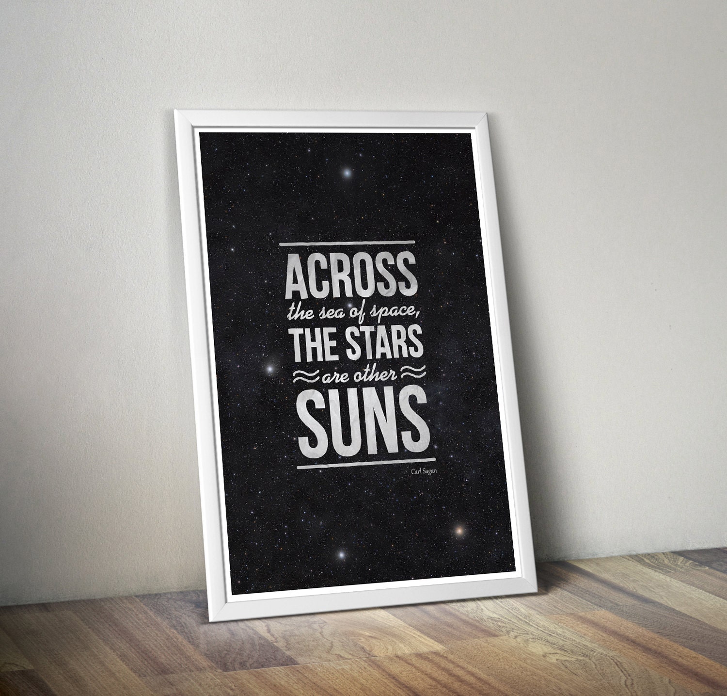 Science Geek Inspired Astronomy Quote // Sea of Stars // photo