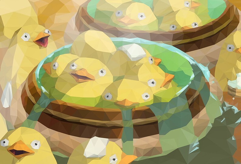 Duck Duck Bath // Studio Ghibli and Spirited Away Inspired | Etsy
