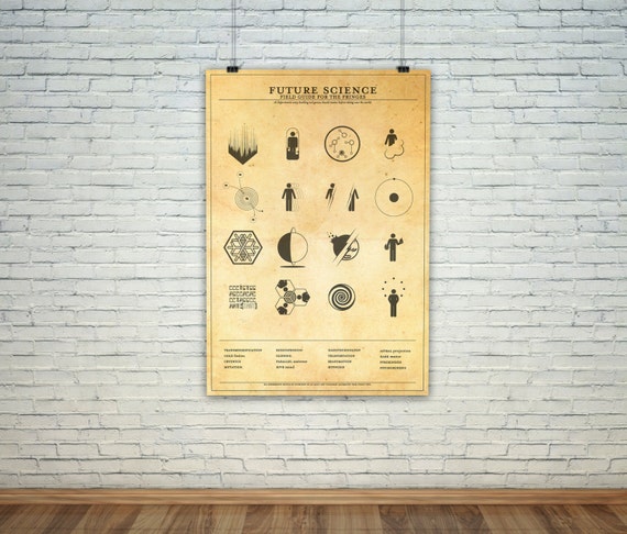 fringe science icon map vintage science experiment warning etsy