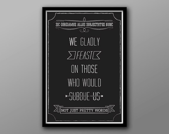 Affiche De Citation Geek Famille Addams Pas Juste Jolie Etsy