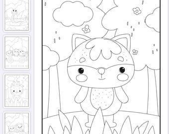 120pgs Animal Activity Book for Kids – Printable Games, Mazes, Coloring & Learning Worksheets | Fun Animal Theme