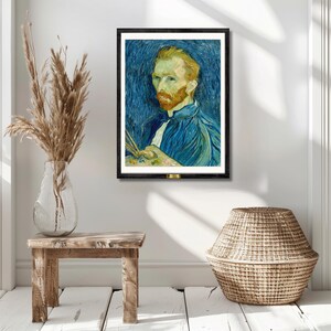 Self-Portrait of Vincent Van Gogh – Iconic Artist Painting for Gallery Walls – Elegant Giftable Art Print Decor for Home & Studio