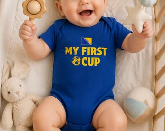 Custom Soccer Baby Bodysuit, Personalized Toddler Football Outfit, Newborn Jersey Gift