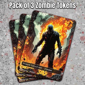 Zombie Token set of 3