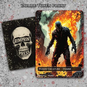 Zombie Token single card