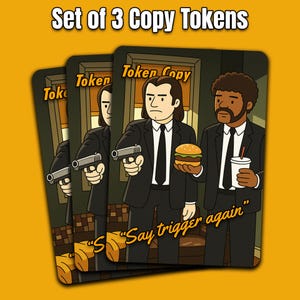 Set di 3 token di copia