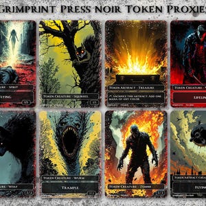 Noir Tokens set of 3
