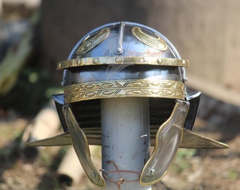 1st Century Roman Galea Helmet – Gallic Style Reenactment Replica Armor