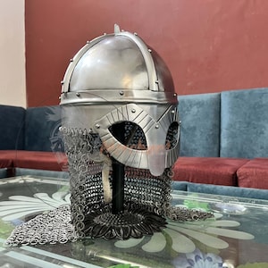 Gjermundbu Helmet Viking Helmet Viking period helmet / For Battle / Viking era / For combat / Events