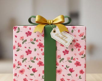 Florale Geschenkverpackungen zum Geburtstag: Aquarell 90gsm Fine Art Papier