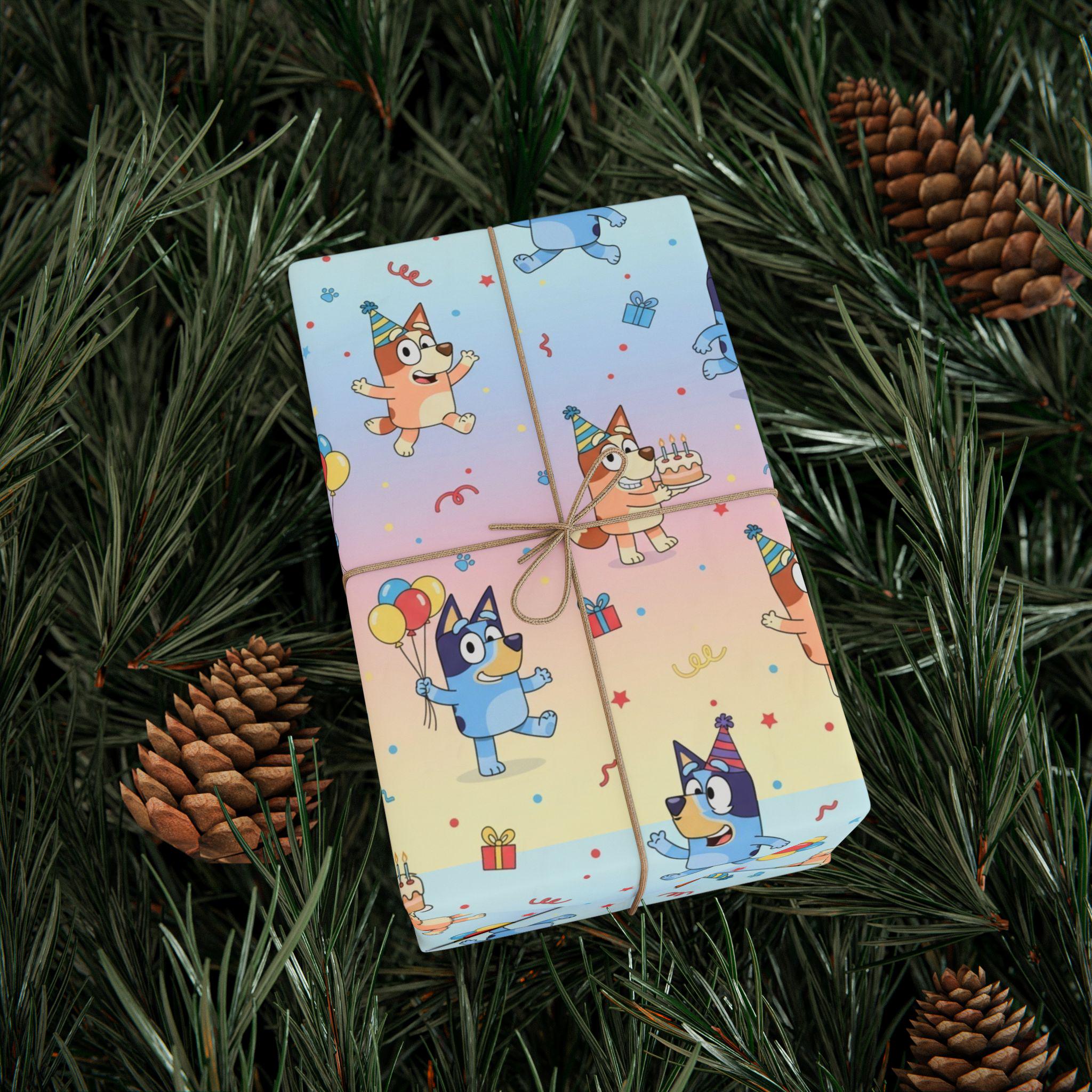 Bluey Birthday Wrapping Paper: Party Theme Gift Wrap - Etsy