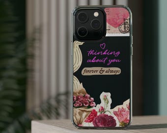 Funda para teléfono con rosas vintage: diseño romántico para siempre