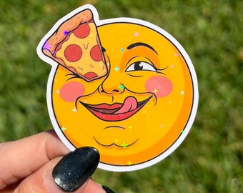 Pizza Moon Sticker Epic Universe Food Stickers Celestial Park Epic Eats A Trip To The Moon La Lune