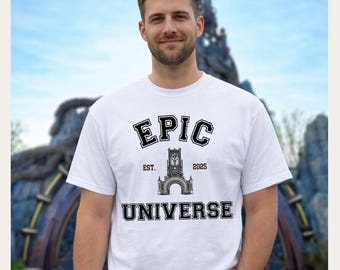 Epic Universe Shirt Comfort Colors Unisex t-shirt , Matching Family Shirts for Universal Parks Merch ,