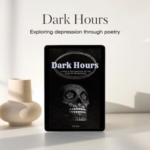 Heures sombres : un poète explorant la dépression, livre de poésie sur la dépression