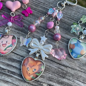 Custom Handmade Anime/Oshikatsu OC Keychain Fandom Bag Charm! image 3