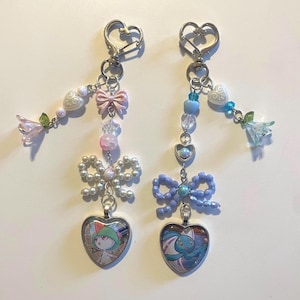 Custom Handmade Anime/Oshikatsu OC Keychain Fandom Bag Charm! image 8