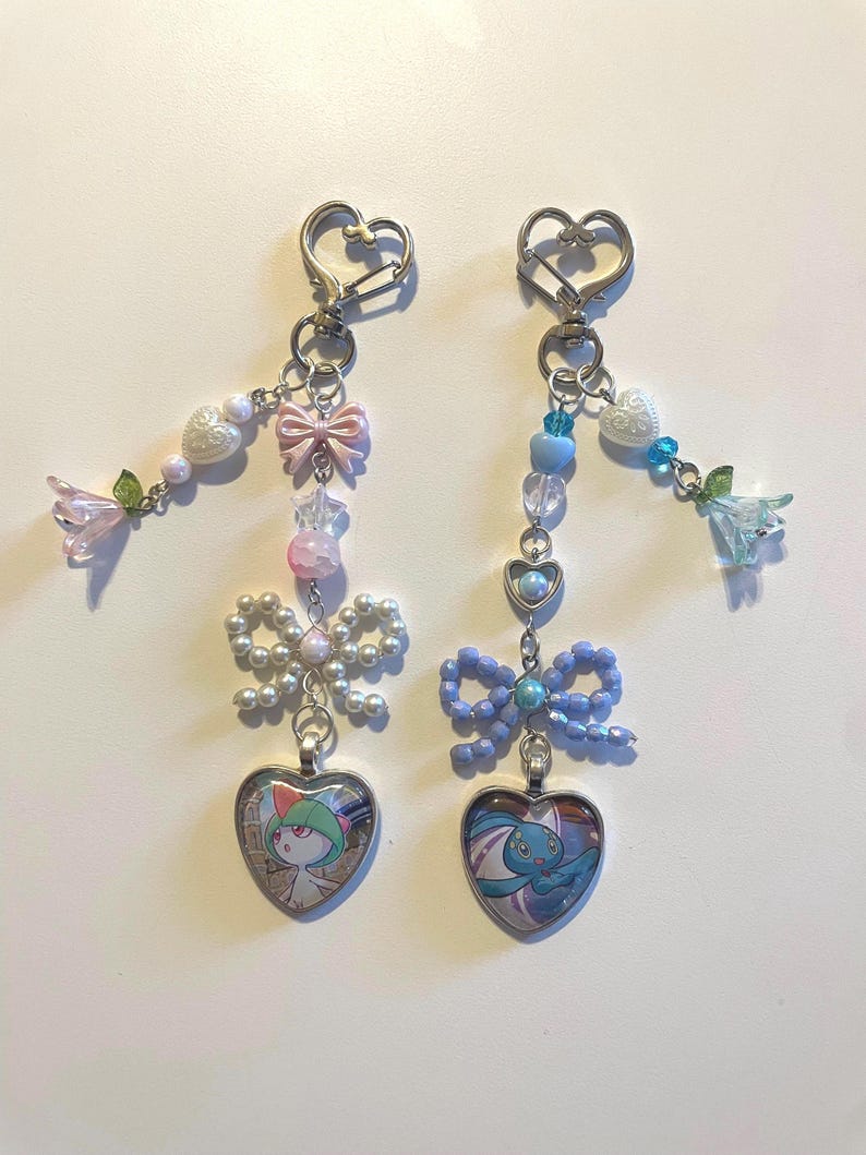 Custom Handmade Anime/Oshikatsu OC Keychain Fandom Bag Charm! image 8