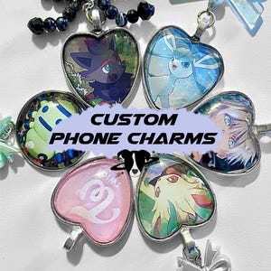 ¡Amuleto para teléfono personalizado de Anime/Fandom de Oshikatsu hecho a mano!