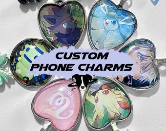 Custom Handmade Anime/Oshikatsu OC Fandom Phone Charm!