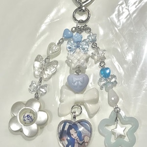 Custom Handmade Anime/Oshikatsu OC Keychain Fandom Bag Charm! image 9