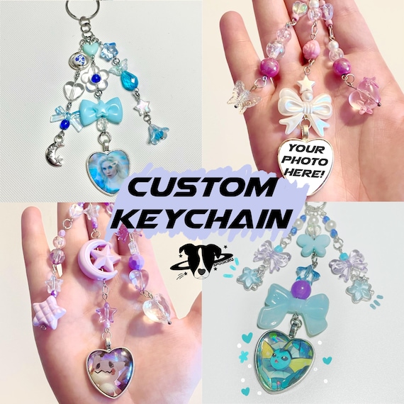 Custom Handmade Anime Keychain Fandom Bag Charm!