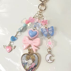 Custom Handmade Anime/Oshikatsu OC Keychain Fandom Bag Charm! image 4