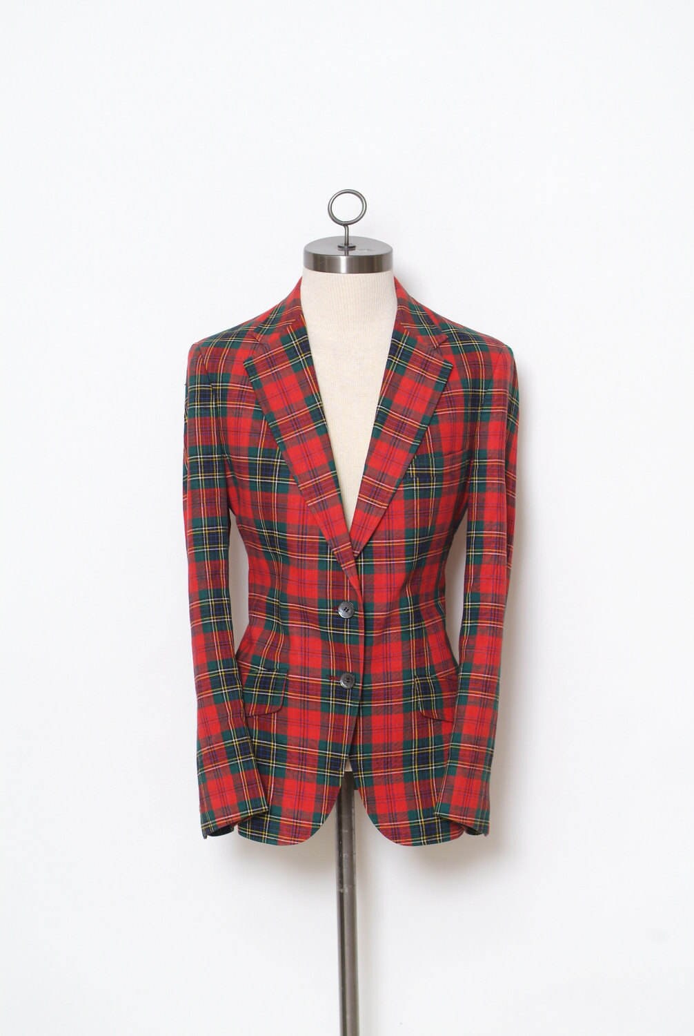 mens plaid blazer vintage