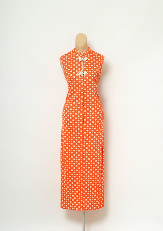 Vintage Dress / Retro Dress / 60s Dress / Asian Dr