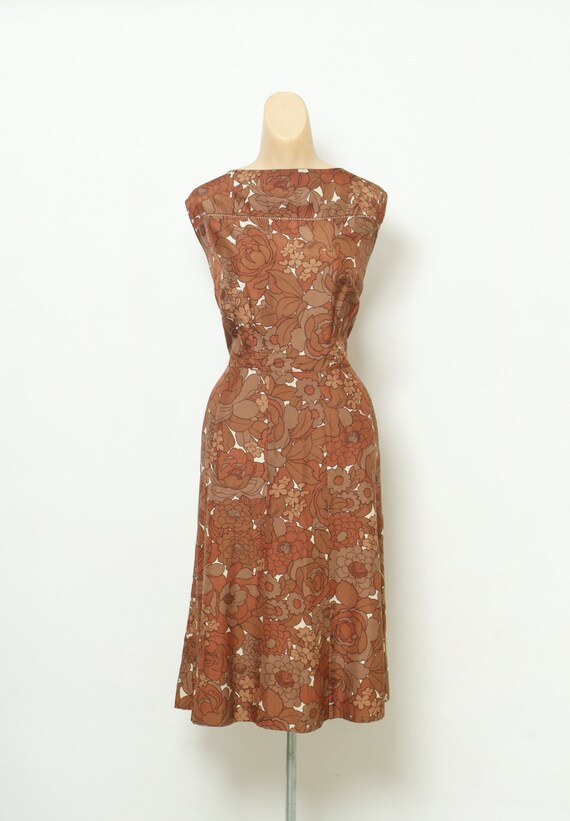 Vintage 50s Dress / 40s Dress / 1950s Dress /roc