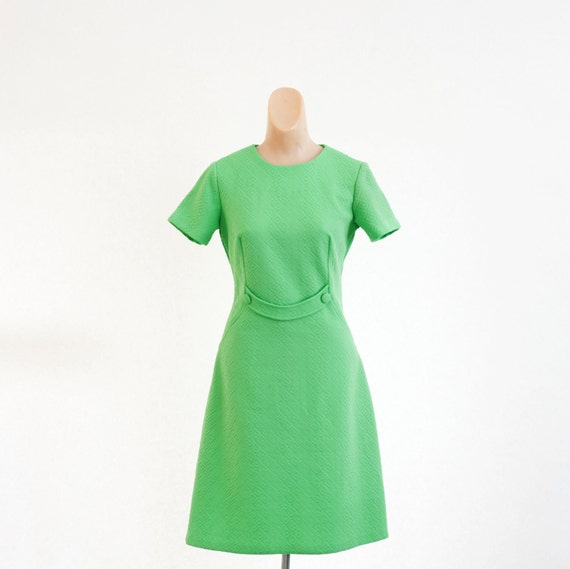 Vintage 60s green dress / vintage green dress | 19