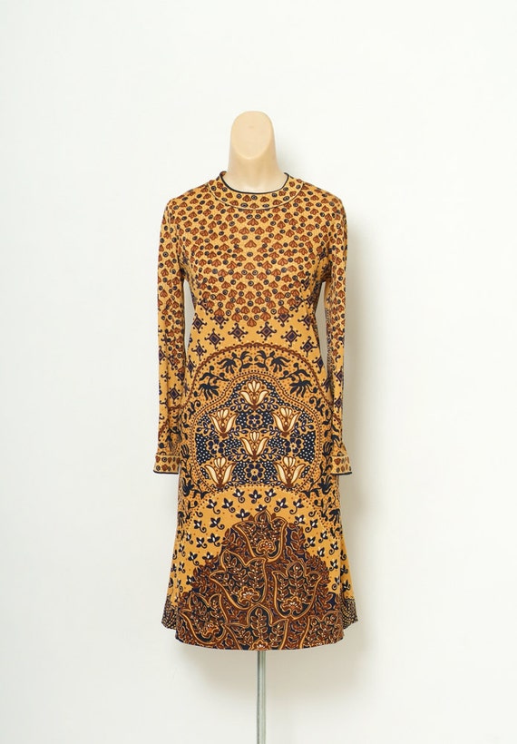 60s Dress /Vintage 1960's Dress / 60s Psychedelic