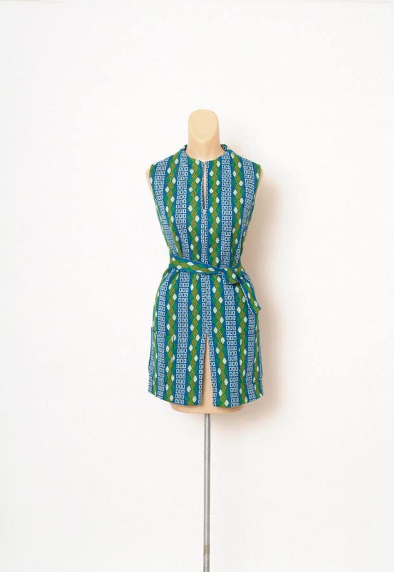 Vintage 60s Shirt Dress - Vintage - 60s Mod Dress