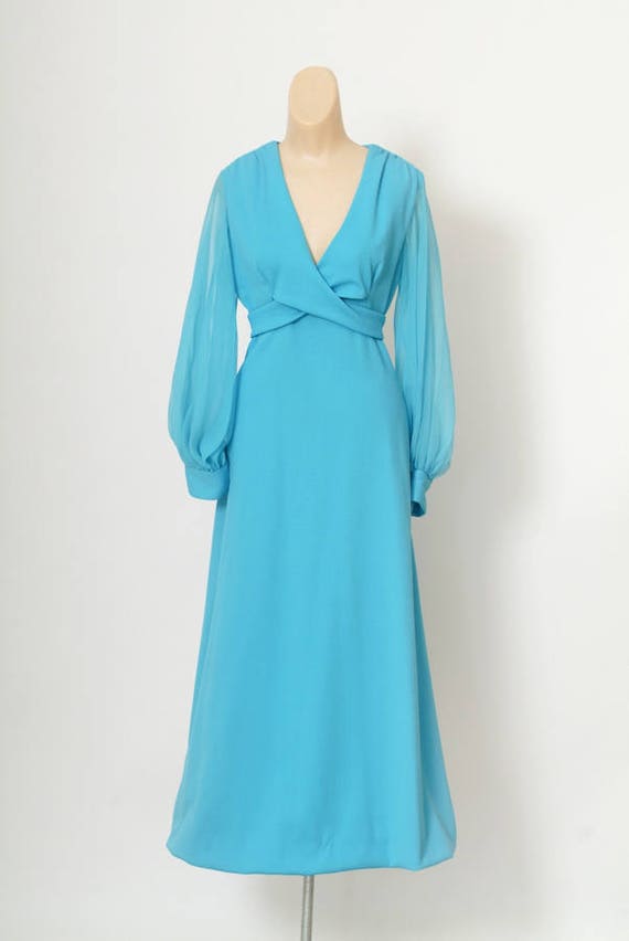 vintage 70s maxi dress