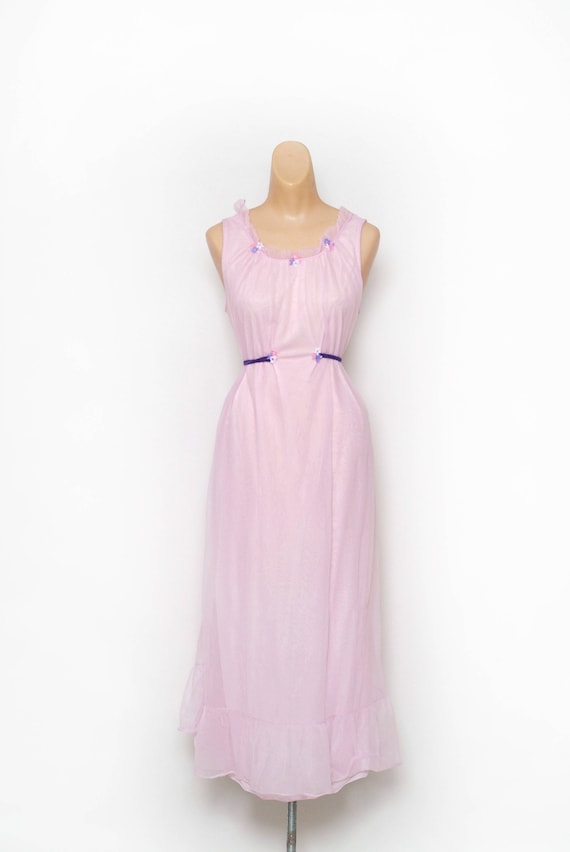 Vintage Nightgown // 60s // Lingerie // size L //