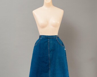 wrap mini skirt 80s