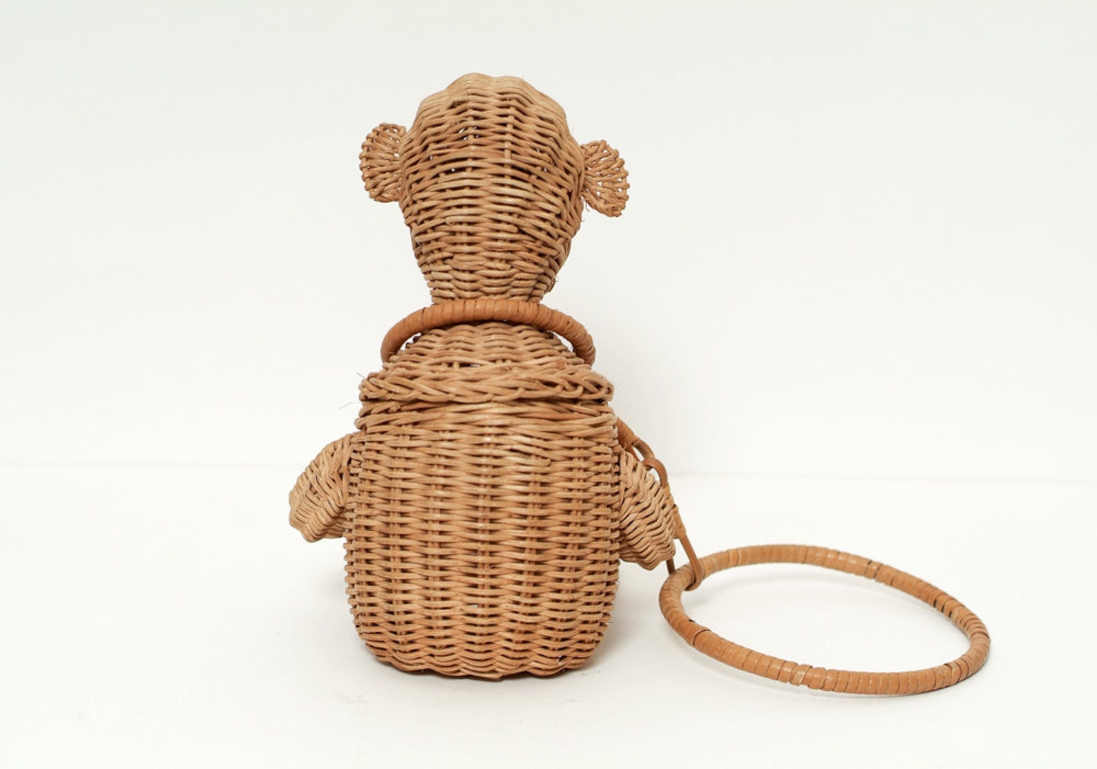 Vintage wicker animal purse / wicker purse / 50s purse / pinup Etsy