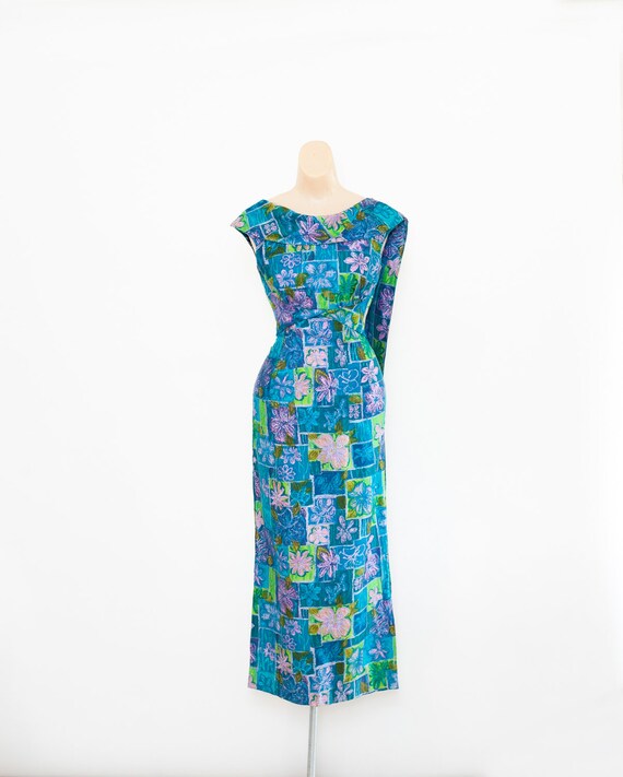 vintage hawaiian dress 50's