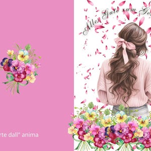 Geburtstagskarte mit Blumenstrauß – digital oder gedruckt