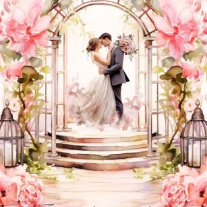 Elegante Hochzeitskarte | Zwei Wege, ein Herz – Romantisches Geschenk zum Hochzeitstag