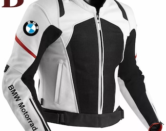 BMW Motorradレザーモーターサイクルレーシングジャケット：認定