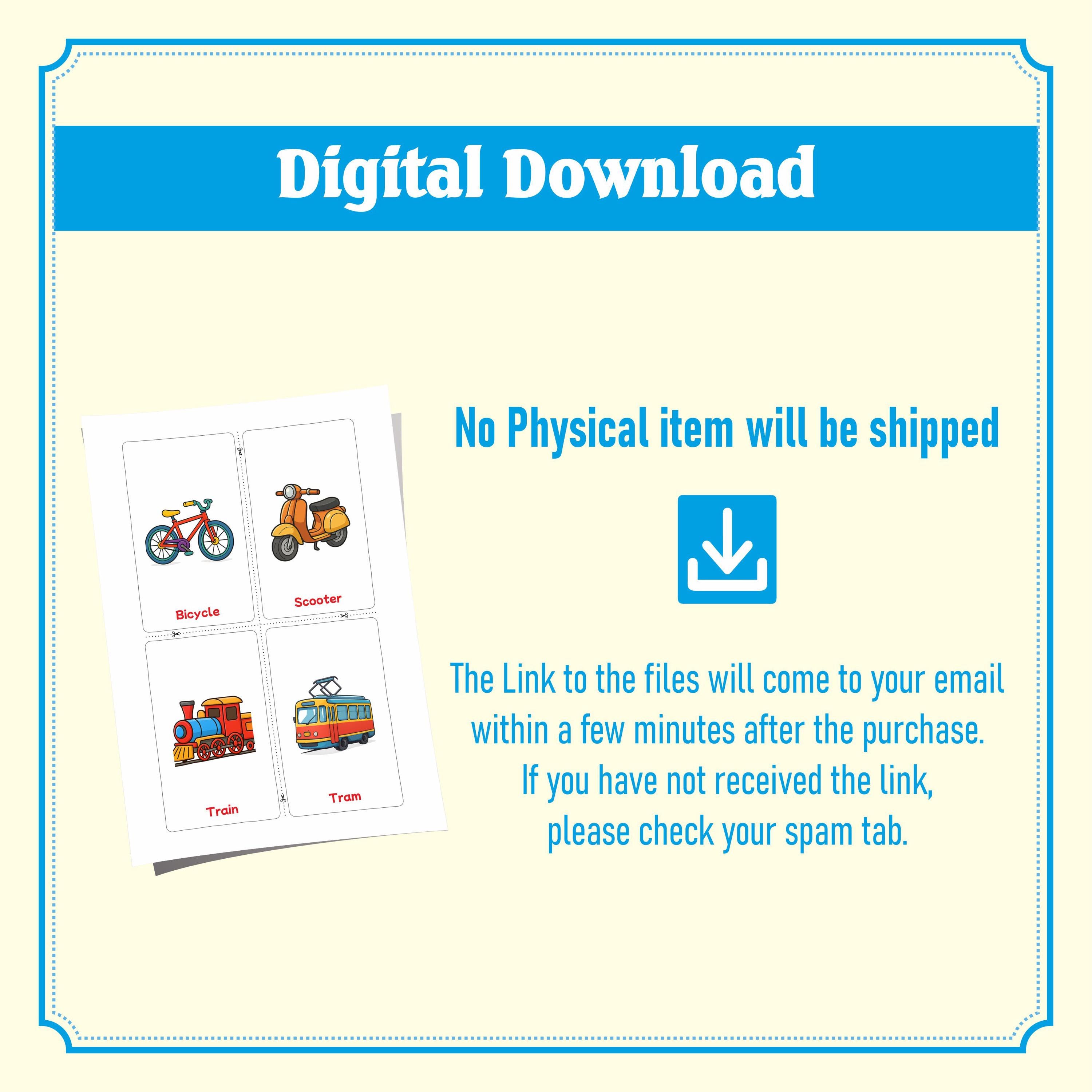 Motor Home Flash Card.pdf Vehicle Flashcards, Montessori Learning, Homeschool Activity (PDF File ...