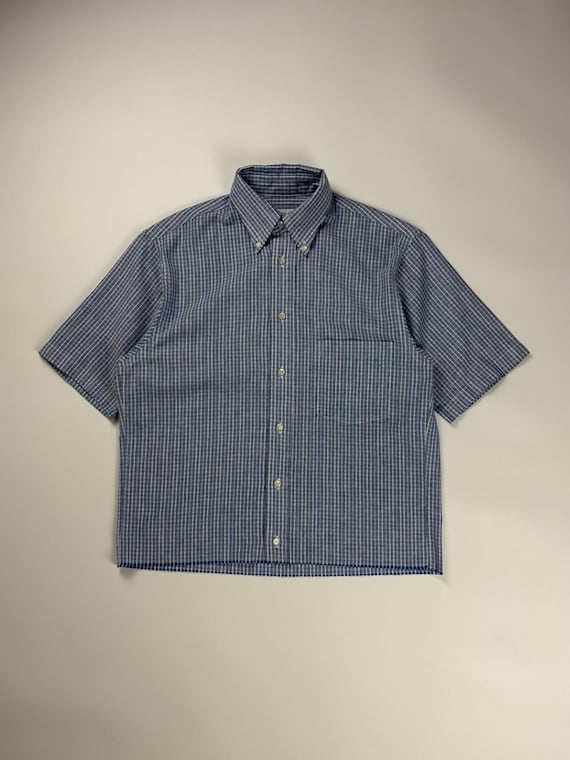 arrow dover dress shirts Arrow Dover Light Blue Button Down Formal Collared Shirt - Large
