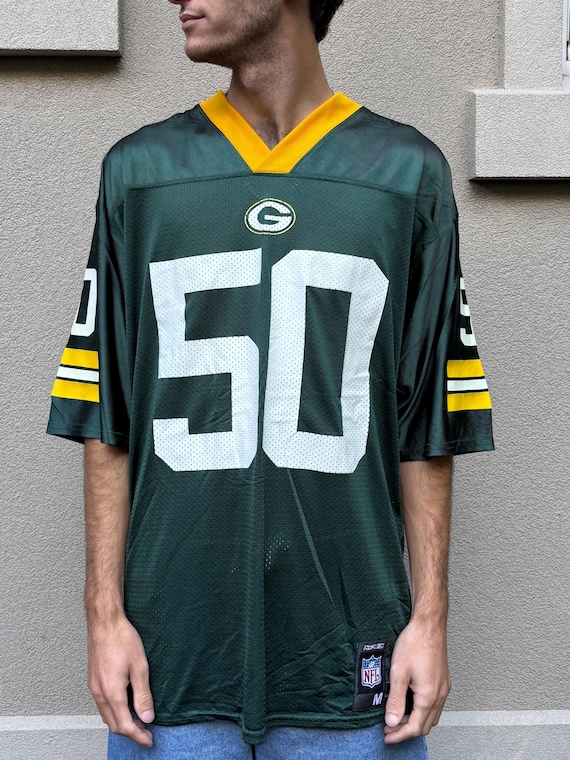 Vintage Reebok Green Bay Packers Jersey / AJ Hawk / Size Medium