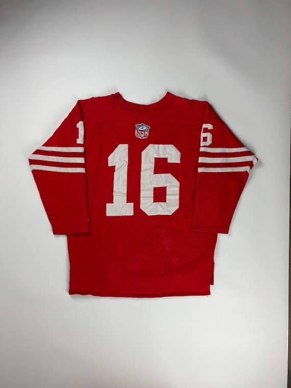 Vintage Champion San Francisco 49ers Sweatshirt / Large Red / Joe