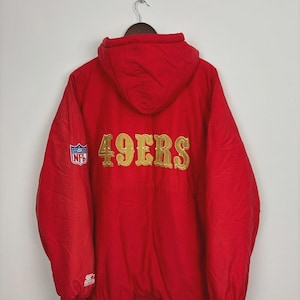 Vintage 1990s Starter San Francisco 49ers Jacket - XL - Red NFL