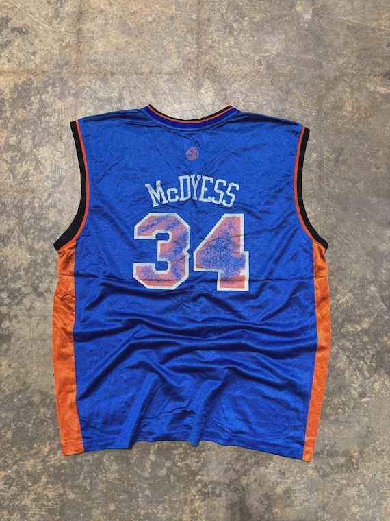 Vintage New York Knicks Jersey / Antonio Mcdyess #34 / NBA