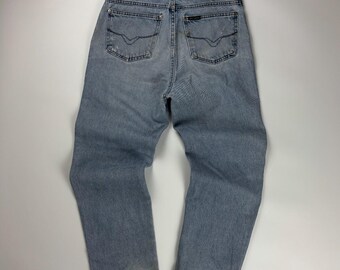 Vintage Harley Davidson Distressed Jeans / 34x30 Blue / Made In USA