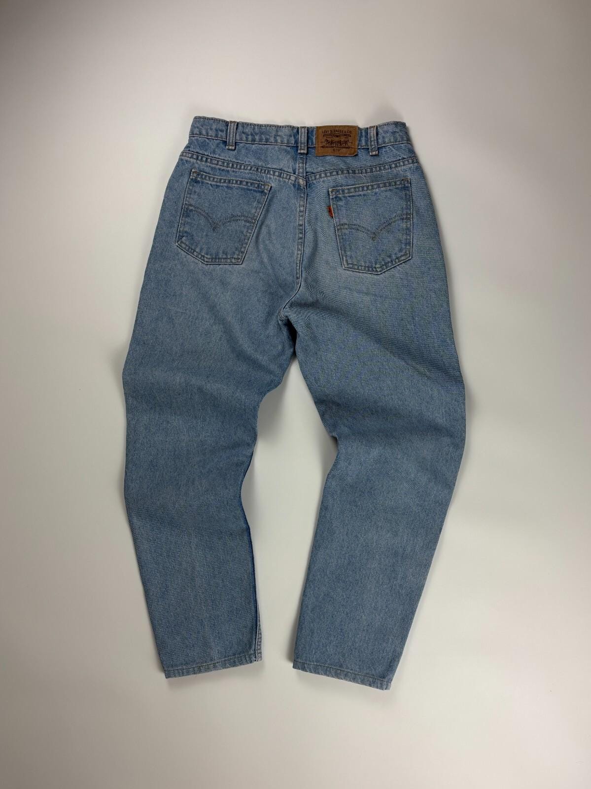 LEVI’S550 W32 L30 Levis 550 Jeans Mens 38x32 Blue Denim Relaxed Fit Straight